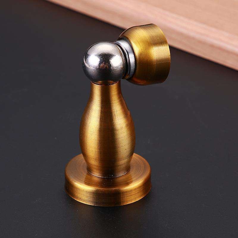 Custom Modern Design Stainless Steel Magnetic Door Stopper Metal Door Accessories Heavy Duty Door Holder Stopper for Bathroom
