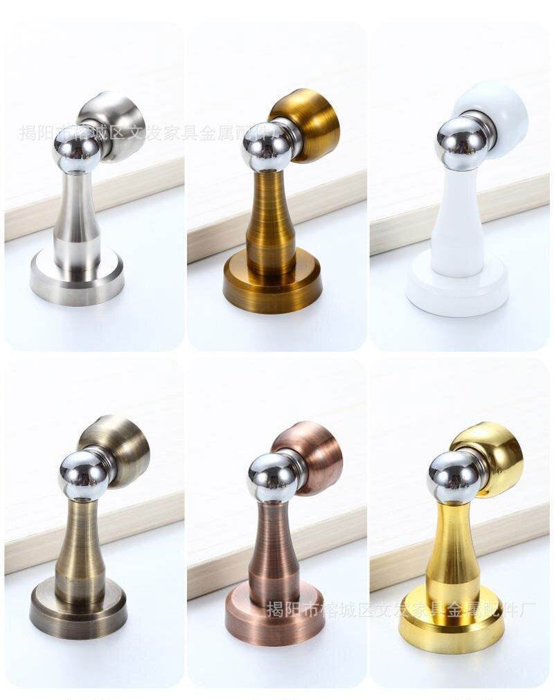 Magnetic Door Stops Cup Windproof Door Stopper Lock Magnetic Traditional Extensions Stainless Steel 120g-150g Magnetic Door Stop