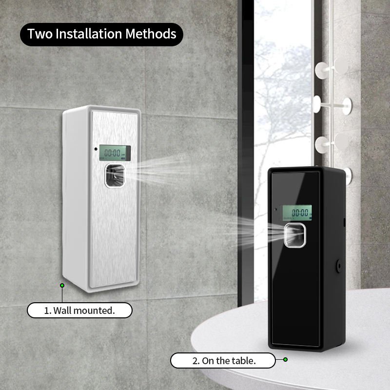 Plug in Timer Programmable Refill Cans Automatic Spraying LCD Fragrance Aerosol Dispenser Air Freshener Machine