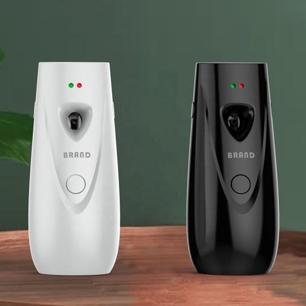 New Custom LOGO Wall Mounted 250ml Fragrance Freshening Device Room Toilet Aerosol Automatic Spray Home Air Freshener Dispenser
