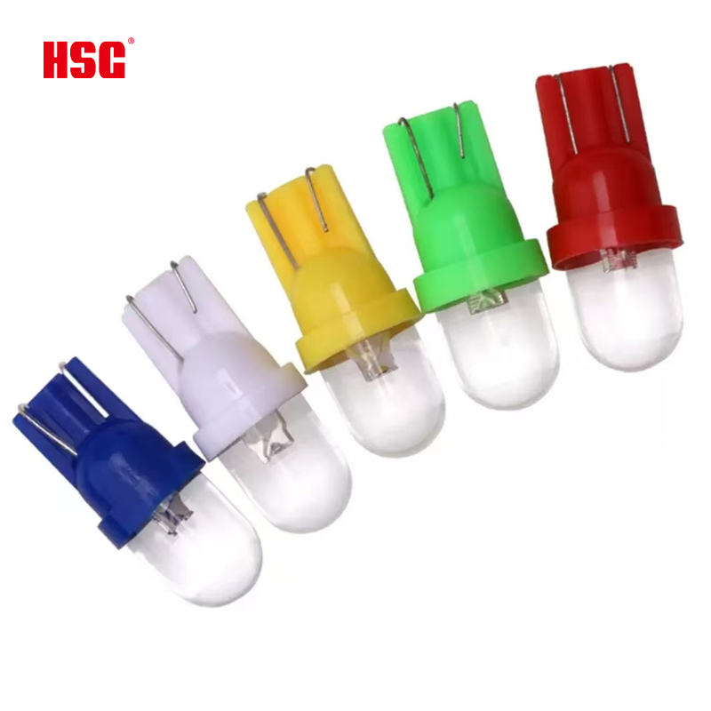 Car Signal Light T5 T10 T15 194 Auto Bulb W5W White Red Yellow Blue for Car Running Light Automotive Tail Lamp