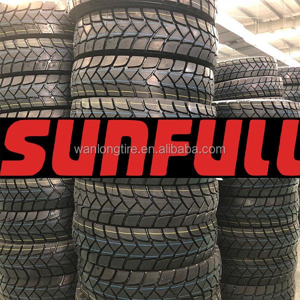 Sunfull TiresTubeless Truck Tires for Wholesale 1000/20 11r22.5 315/80r22.5 295/80r22.5 385/65r22.5 1200/20 Bus Tires