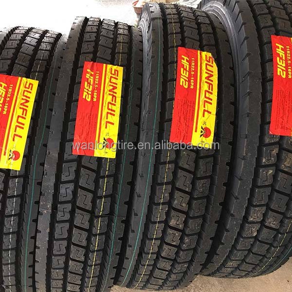 Sunfull TiresTubeless Truck Tires for Wholesale 1000/20 11r22.5 315/80r22.5 295/80r22.5 385/65r22.5 1200/20 Bus Tires