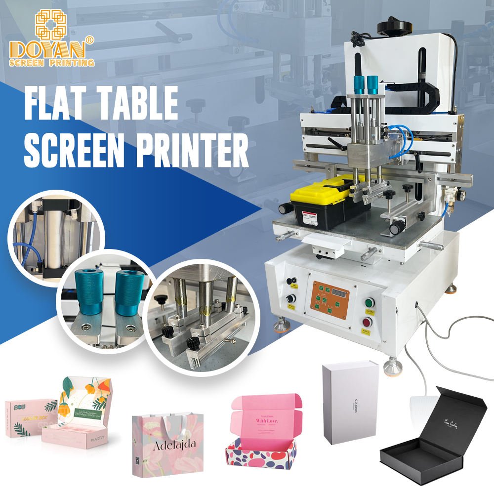 Compact Desktop Vertical Screen Printer Space-Saving Small Silk Screen Printing Machine for Startups