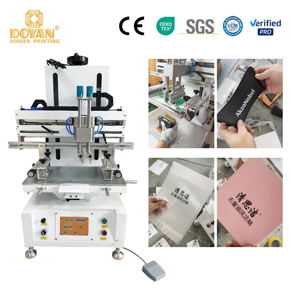 Compact Desktop Vertical Screen Printer Space-Saving Small Silk Screen Printing Machine for Startups