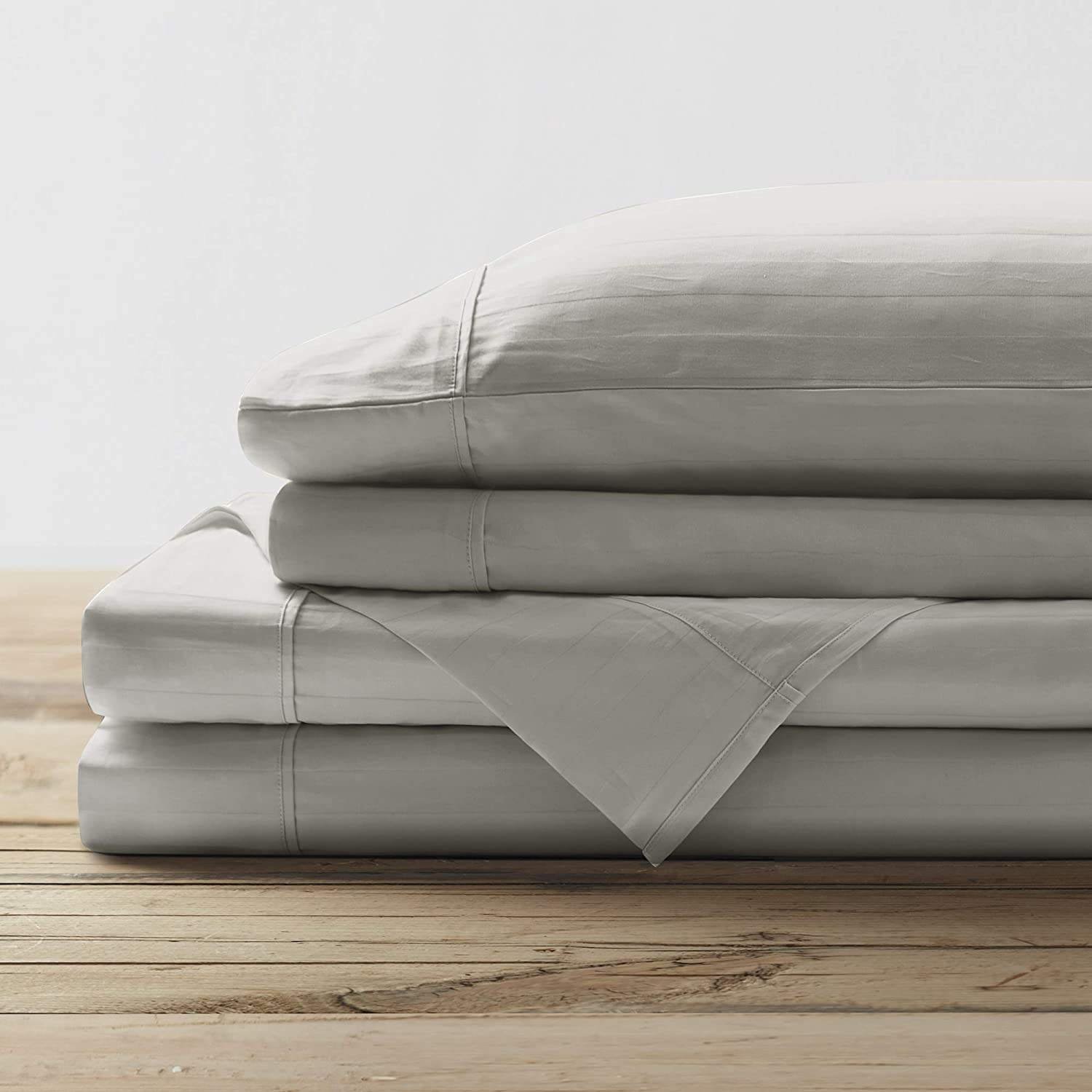 100% Cotton Customize Twin Full Queen king Hotel Linen Stripe Bed Sheet Flat Sheet for Hotel and Spa Used