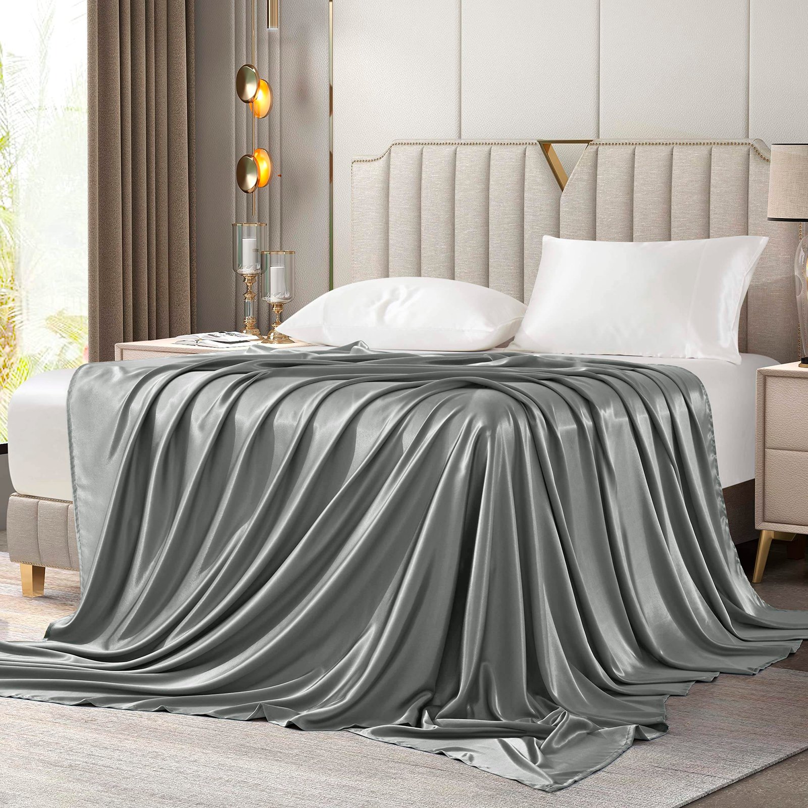 Customized Colors Hotel Quality New Bamboo Soft Luxury Bamboo Bed Sheet Sets Bamboo Flat Sheet Fitted Sheet with Pillow case
