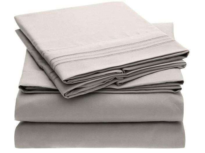 Premium Hotel 100% Microfiber Bedding Set Custom Super Soft and Breathable Fitted Bed Sheet Pillowcase Duvet Cover