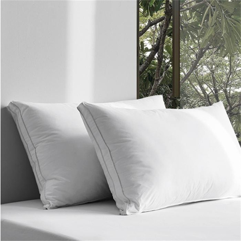 Anti Mite Waterproof Bed Pillow Oil Resistant Skin Friendly Hotel Sleeping Pillow