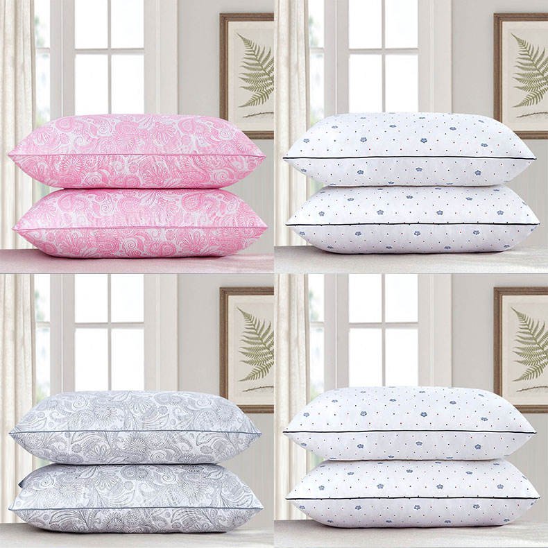 Scientific Neck protection Ultra Soft Custom Feather Velvet Pillow