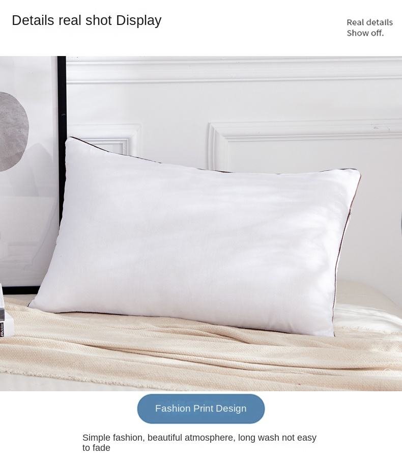 Scientific Neck protection Ultra Soft Custom Feather Velvet Pillow