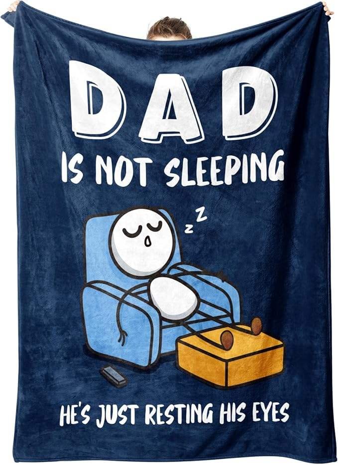 High Quality Fathers Day Birthday Gift Super Soft Throws Flannel Blanket for Couch