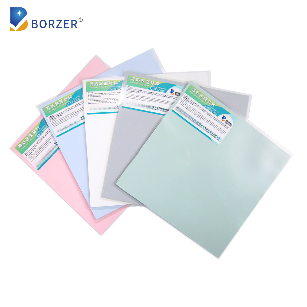 Borzer Thermal Interface Material: Highly Efficient Thermal Conductivity Silicone Thermal Pads 1W