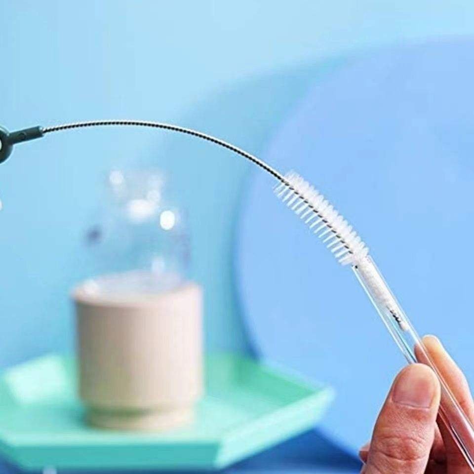 Long Straw Cleaning Brush for Tumbler Water Bottle Sippy Cup Tubes Pipe Cleaners Stainless Steel Straw Cleaner Brush Set