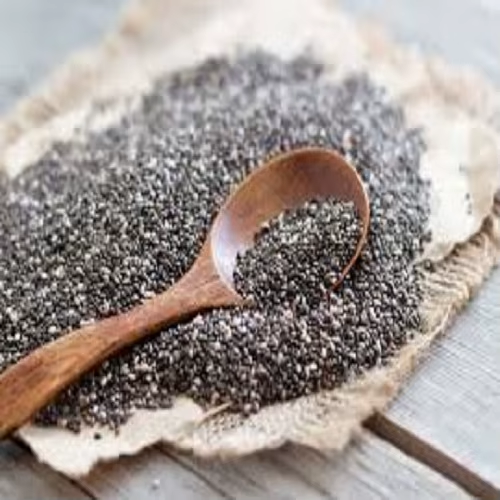 Premium Black Dried AD Chia Seeds Raw Edible for Smoothies Baking Cereal Drinks Vegan Cooking Bulk Export Supply India