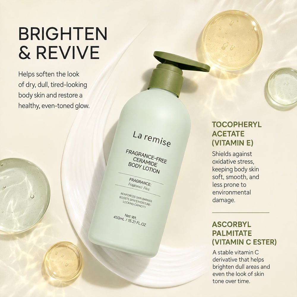 Fragrance Free Ceramide Body Lotion Five Ceramides Ectoin Barrier Repair Moisture Locking Post Treatment Body Care