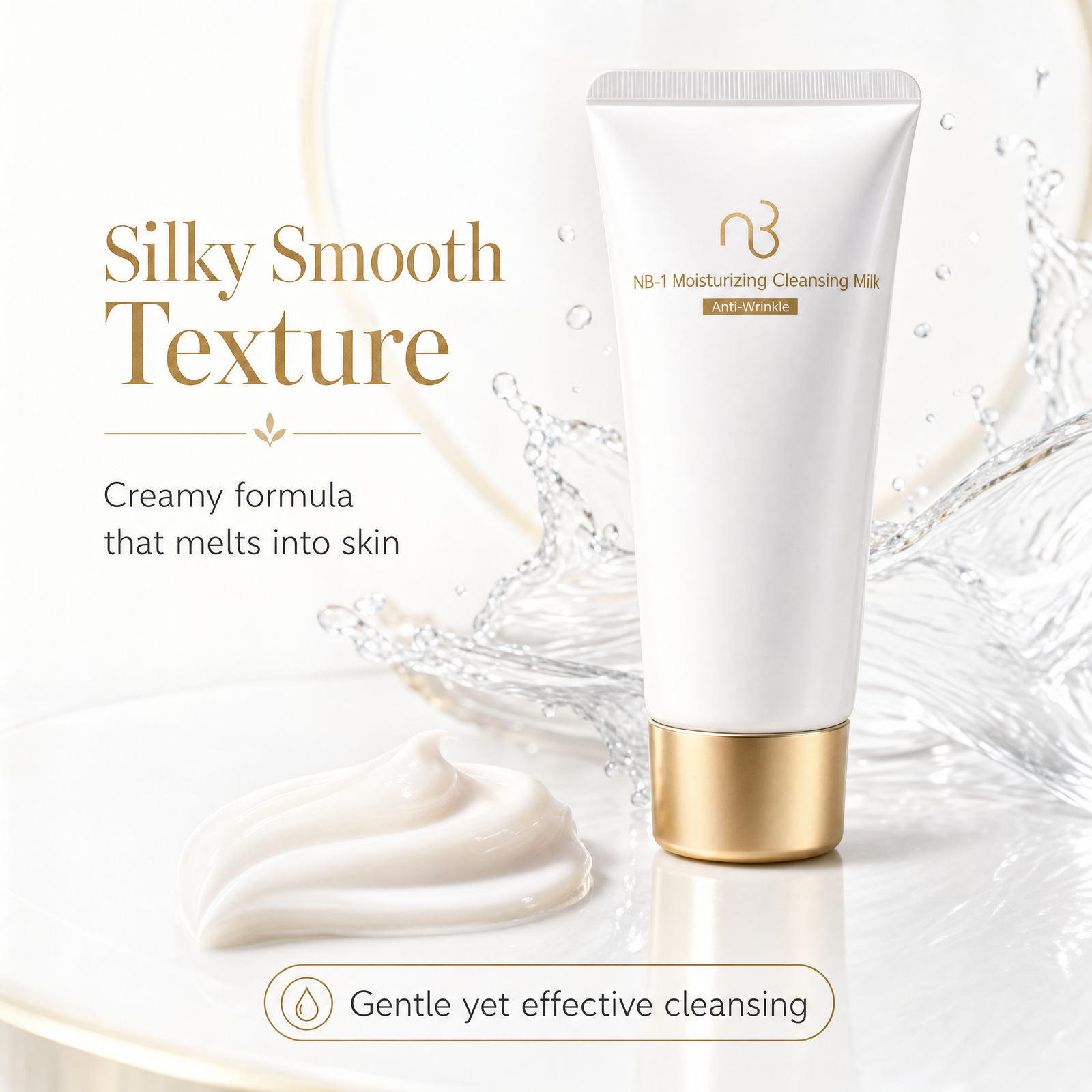 Natural Beauty NB-1 Intensive Hydrating Face Wash Deep Purifying Foam Unclog Pores Gentle Cleansing Non-Stripping Daily Wash