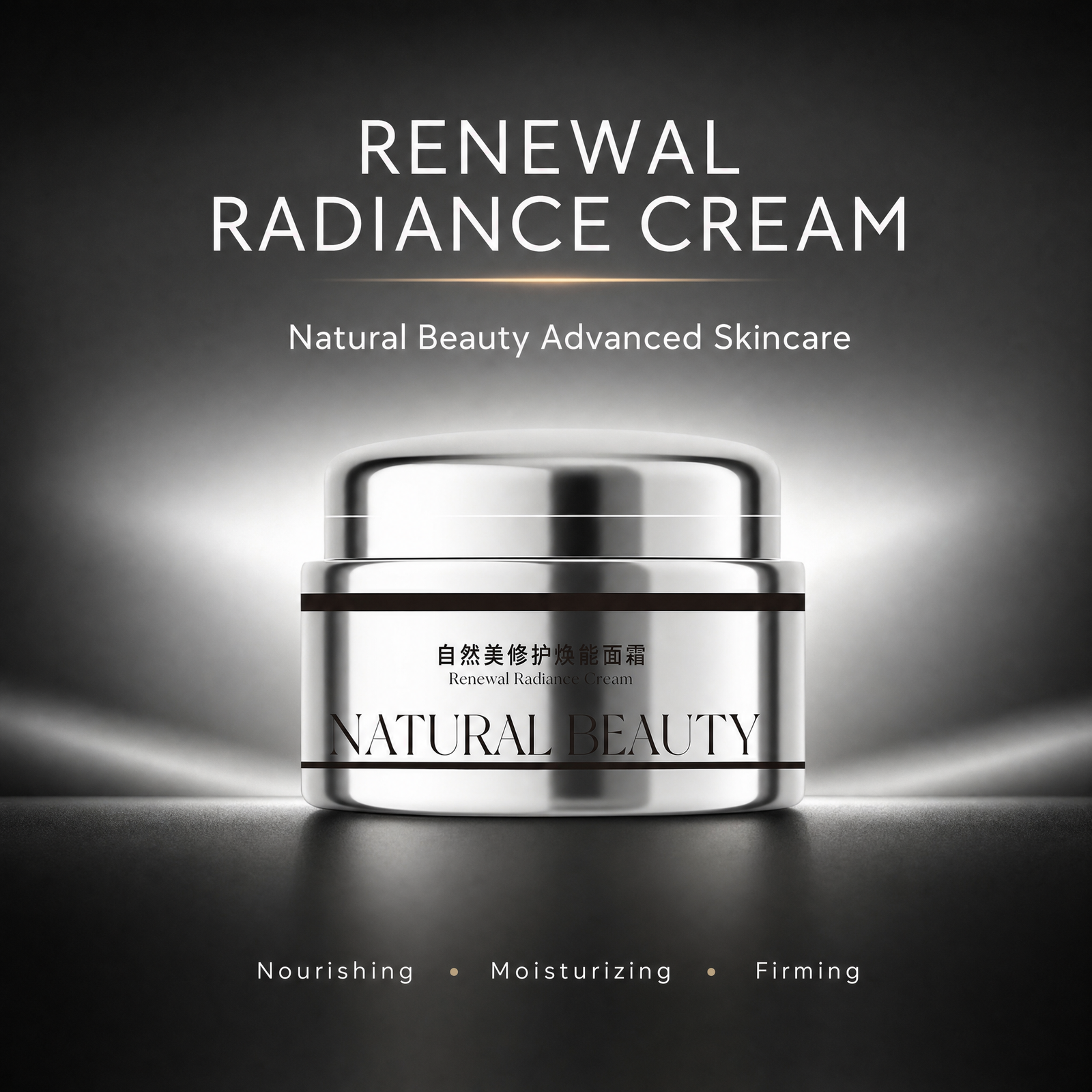 Natural Beauty Renewal Radiance Face Cream Deep Moisture Firmed Skin Nourishing Anti-Wrinkle Moisturizer for Glowing Skin