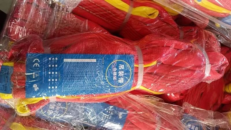 Round Lift Slings Purple/red/orange Ring Flexible Sling Webbing Circular Sling Lifting Webbing Factory Direct Sling Lifting