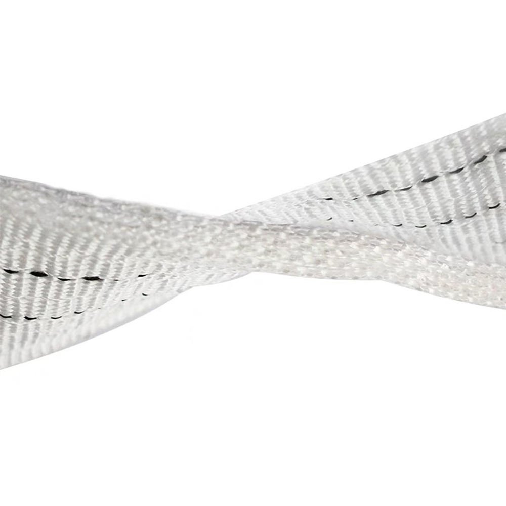 Flat Webbing Sling Lift Slings 2 Ton 3 Ton 5ton 6ton 8ton 10ton Eye to Eye Flat Lifting Sling Belt White Lifting Belt
