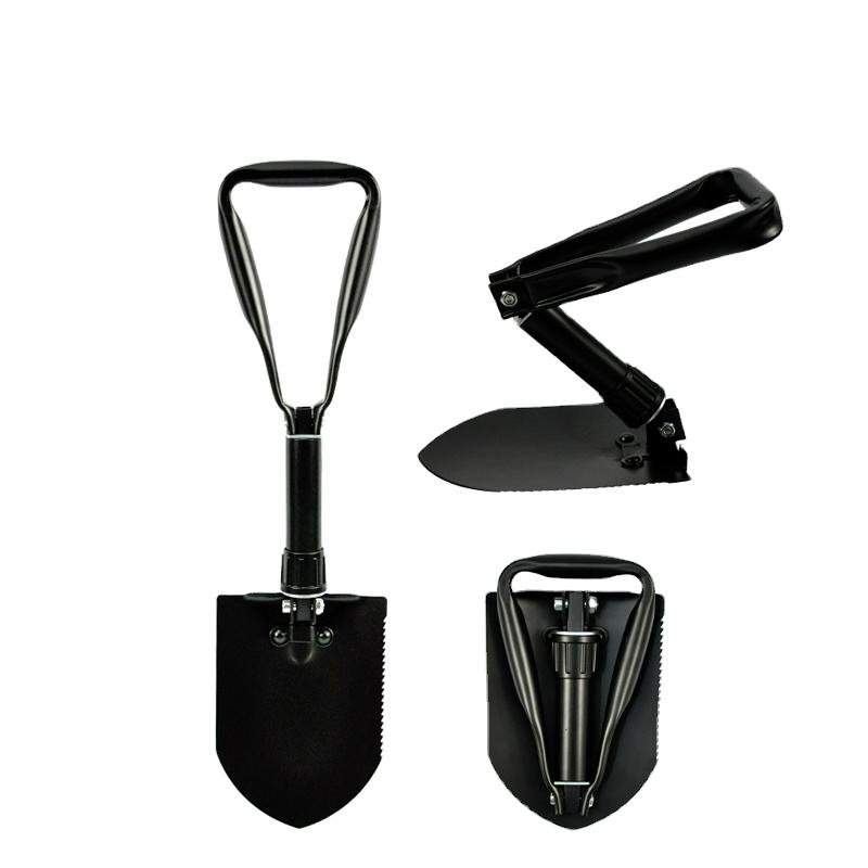 Carbon Steel Foldable Multifunctional Spade Garden Hand Shovel Digging Tool With Bag
