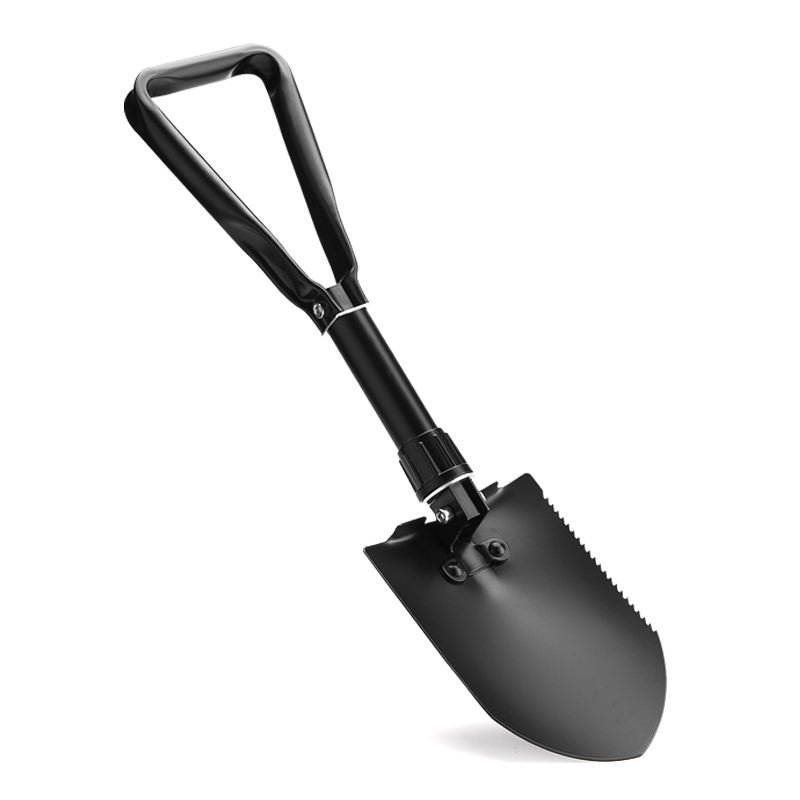 Carbon Steel Foldable Multifunctional Spade Garden Hand Shovel Digging Tool With Bag