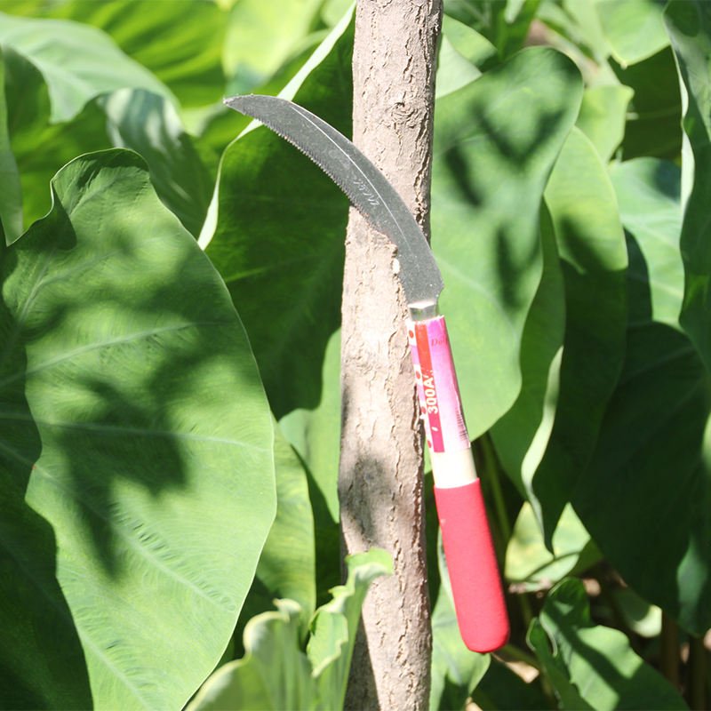 Japanese Wood Handle Agricultural Sickle for Grass Farming