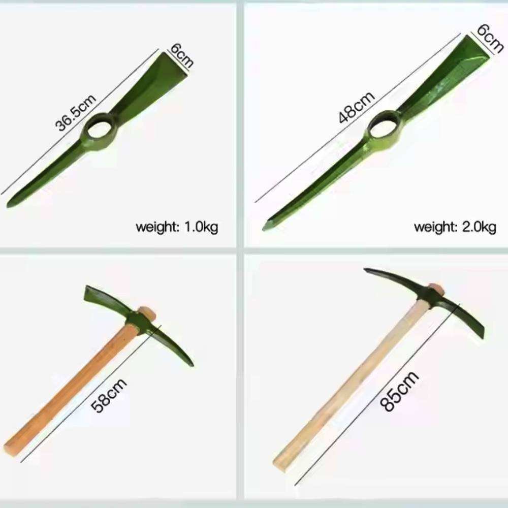 Factory Price Forged Industrial Grade Pickaxe for Garden Farming Shock Absorbing Handle Digging Wood Earth Fiberglass