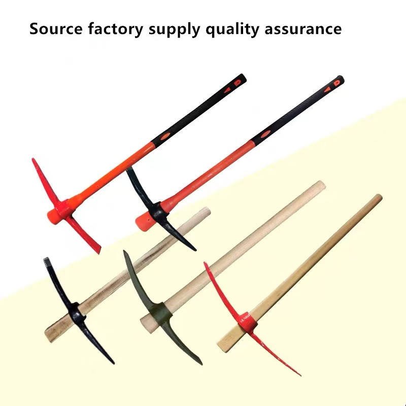 Factory Direct Supply Heavy Duty Steel Farming Tools Farm Shovel Garden Pickaxe