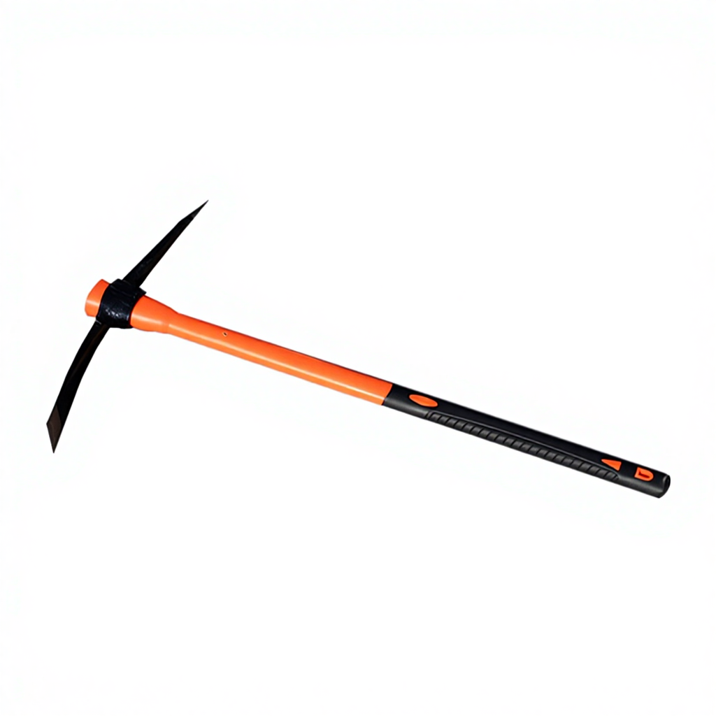 Fiberglass Handle Steel Farm Pickaxe