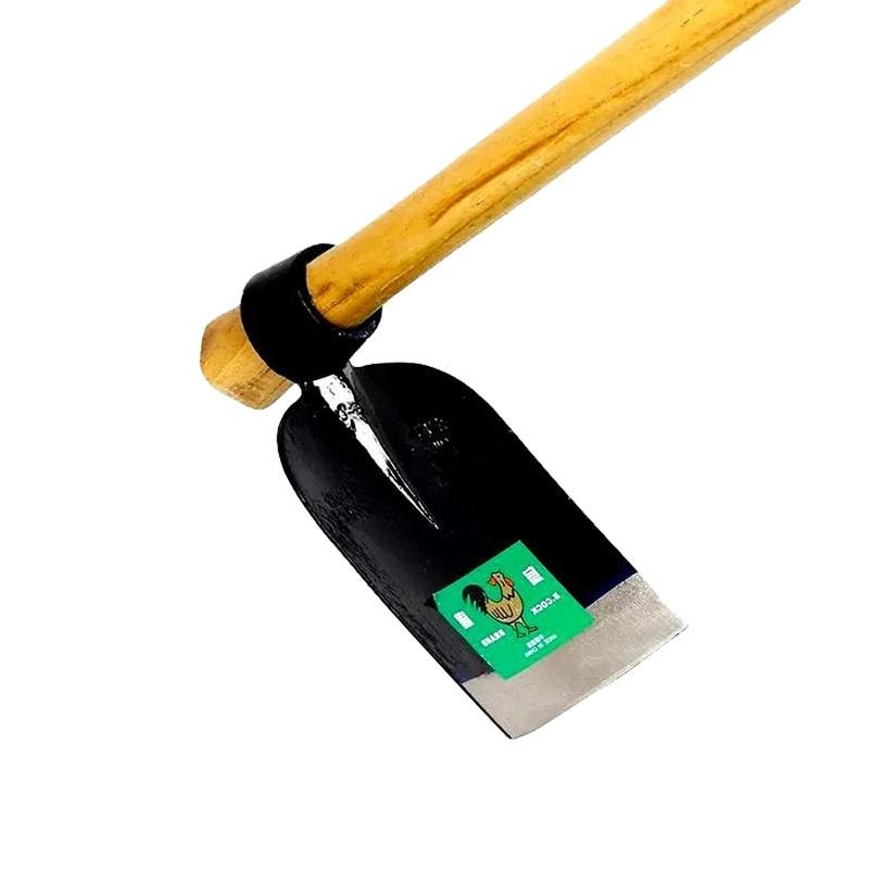 Factory Direct Wholesale OEM Steel Indian Hoe with Wooden Handle High Quality Garden Tool