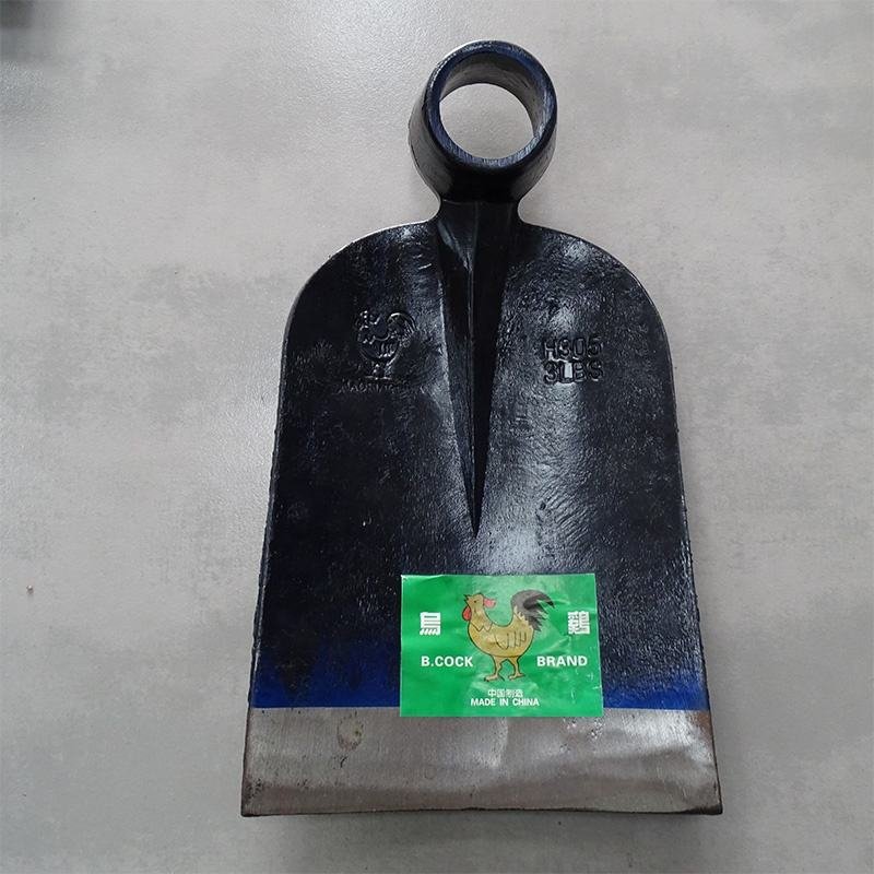 High Quality Rail Steel Forged Hoe Agriculture Steel Farm Hoe 2lbs 2.5lbs H305 3lbs Farm Tools Garden Steel Hoe Head