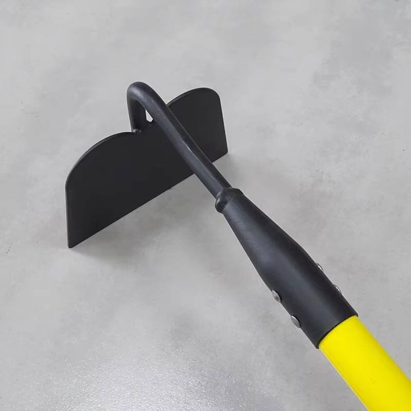 Factory Wholesale Long Fiberglass Handle Garden Hoe Household Farming Hand Tools Weeding Hoe