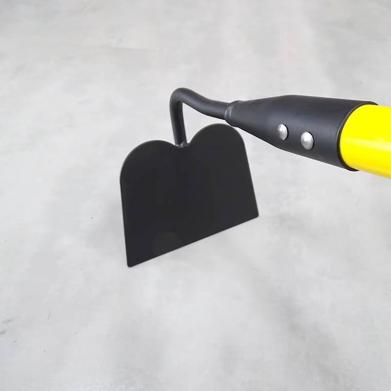 Factory Wholesale Long Fiberglass Handle Garden Hoe Household Farming Hand Tools Weeding Hoe