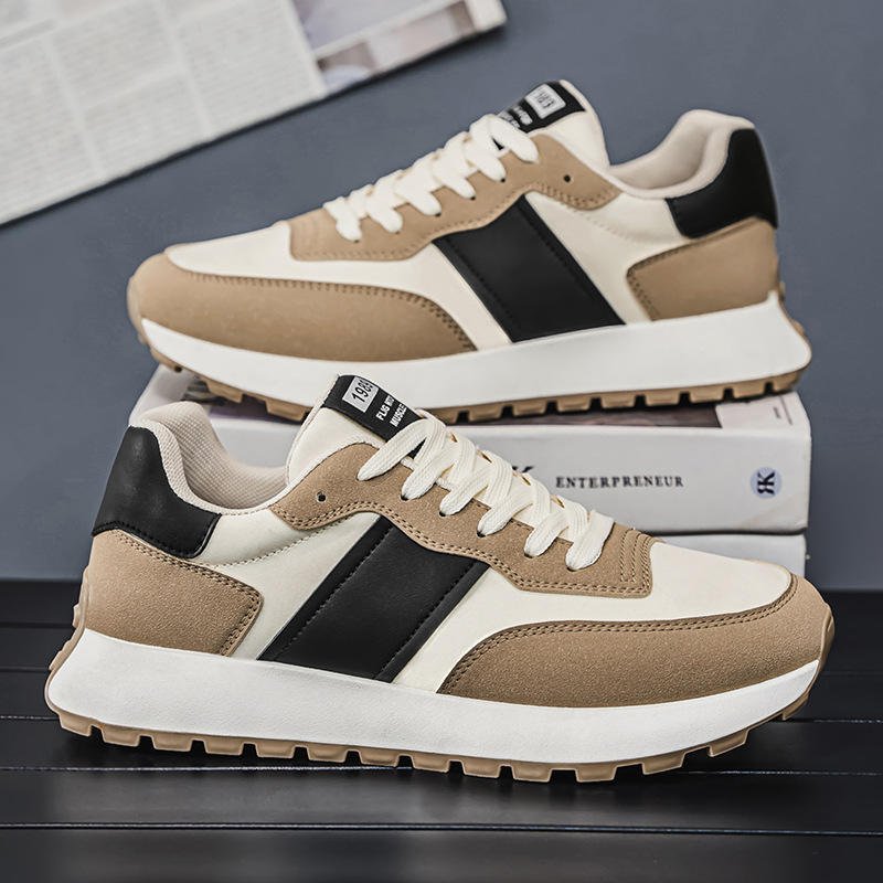 Wholesale Suede Leather Walking Shoes Comfortable and Non slip Sneakers for Men and Women's Casual Shoes