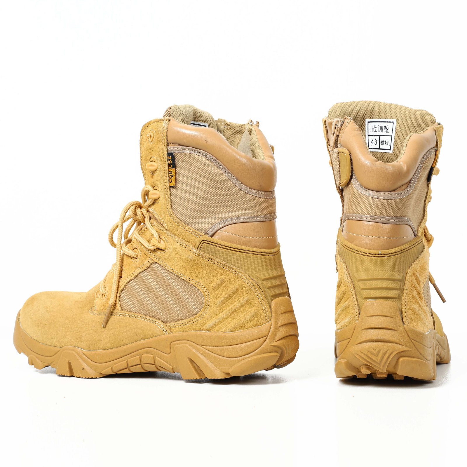 Jinteng Customized Outdoor Hiking Safety Shoes Men Climbing Outdoor Boots Waterproof Winter
