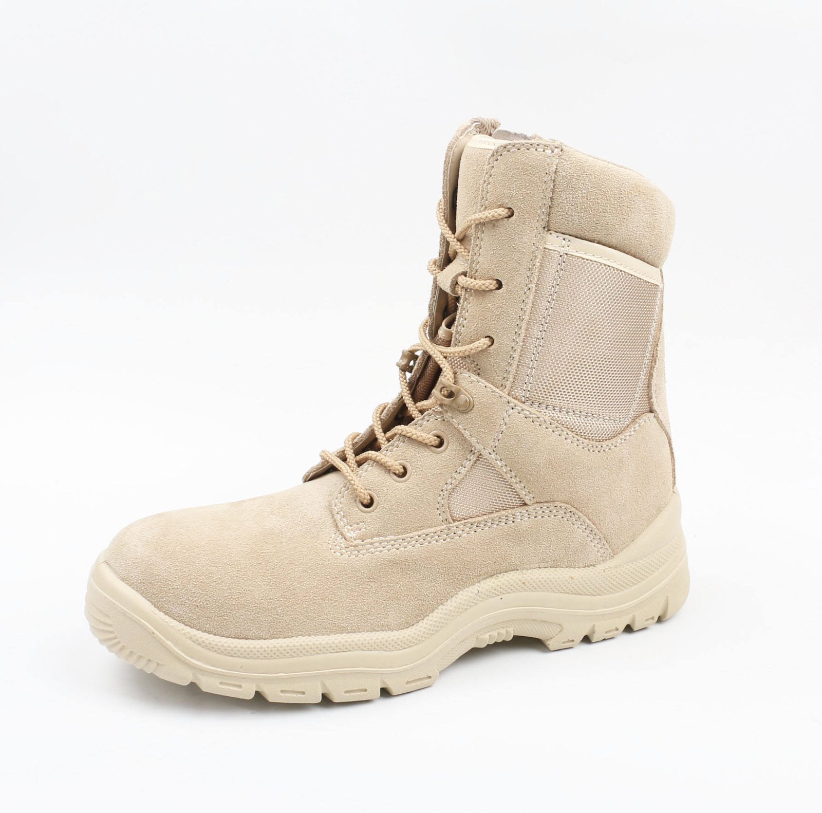 Sand Color Popular Non Slip Desert Marine Long Tactical Hiking Terra Combat Boots Pu Adult Cotton Fabric