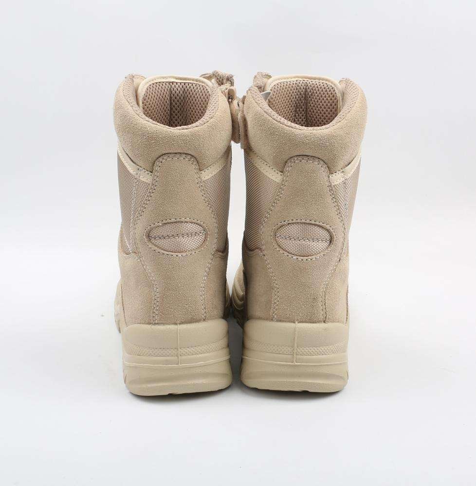 Sand Color Popular Non Slip Desert Marine Long Tactical Hiking Terra Combat Boots Pu Adult Cotton Fabric