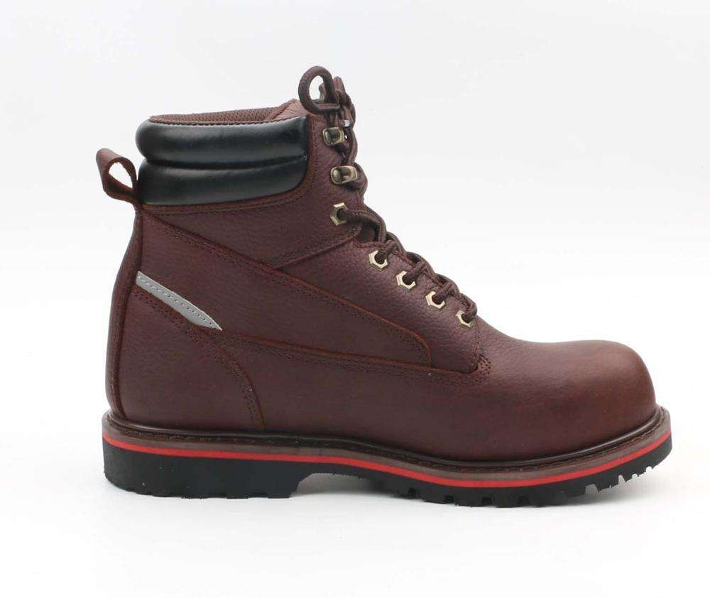 Half Heel Cut Ankle Temperature Resistance Heavy Duty Goodyear Welt Hiking Safety Shoes Work Boots