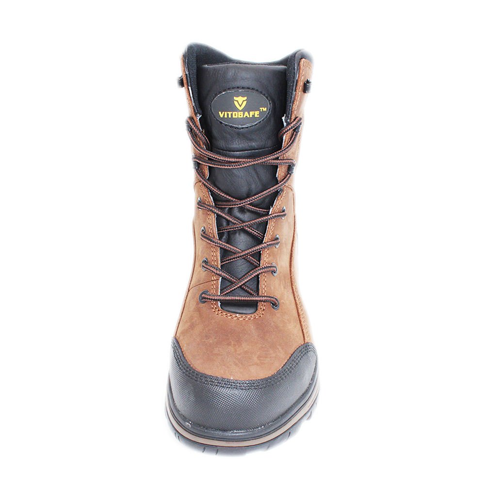 High Quality Brown Genuine Leather Adult Unisex Safety Shoes EN ISO 20345 O1 O2 SB S1 S2 S1P S3