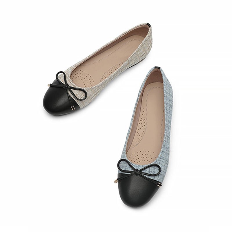 2023 Hot Sale Popular Customized Women's Shoes Genuine Cow Leather Shoes Ladies Casual Flats