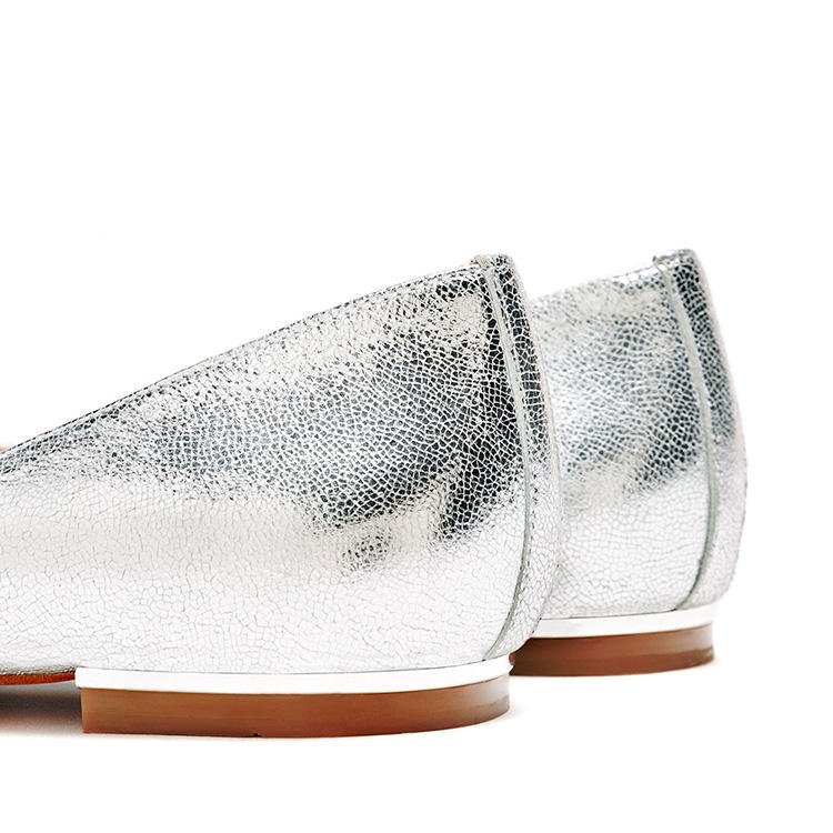 Fashion Lightweight Pointed Toe Leather Women Flat Shoes Ladies Casual Shoes