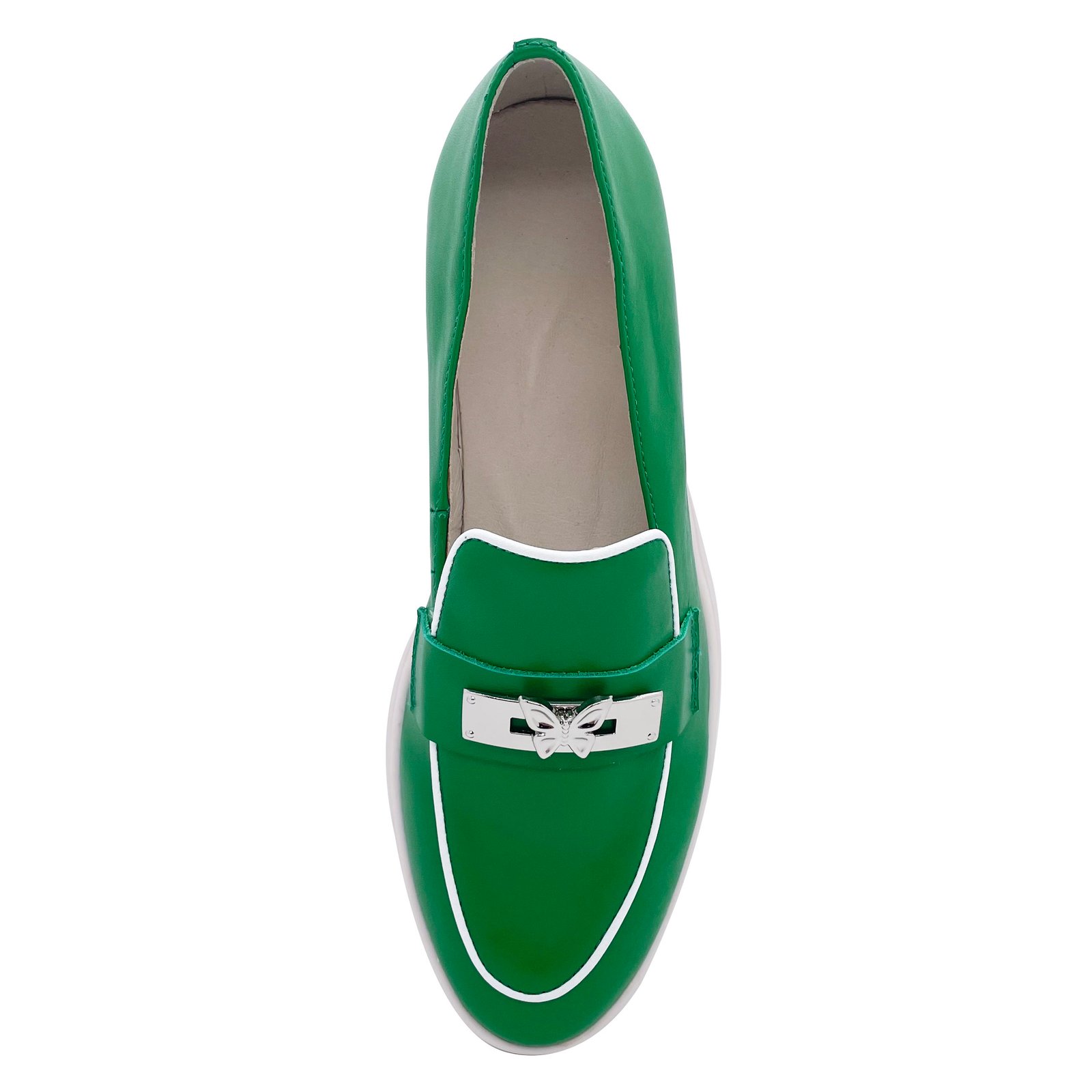 Factory Accept Customized Logo Flat Shoes Ladies Classic Leisure Women Leather Shoes