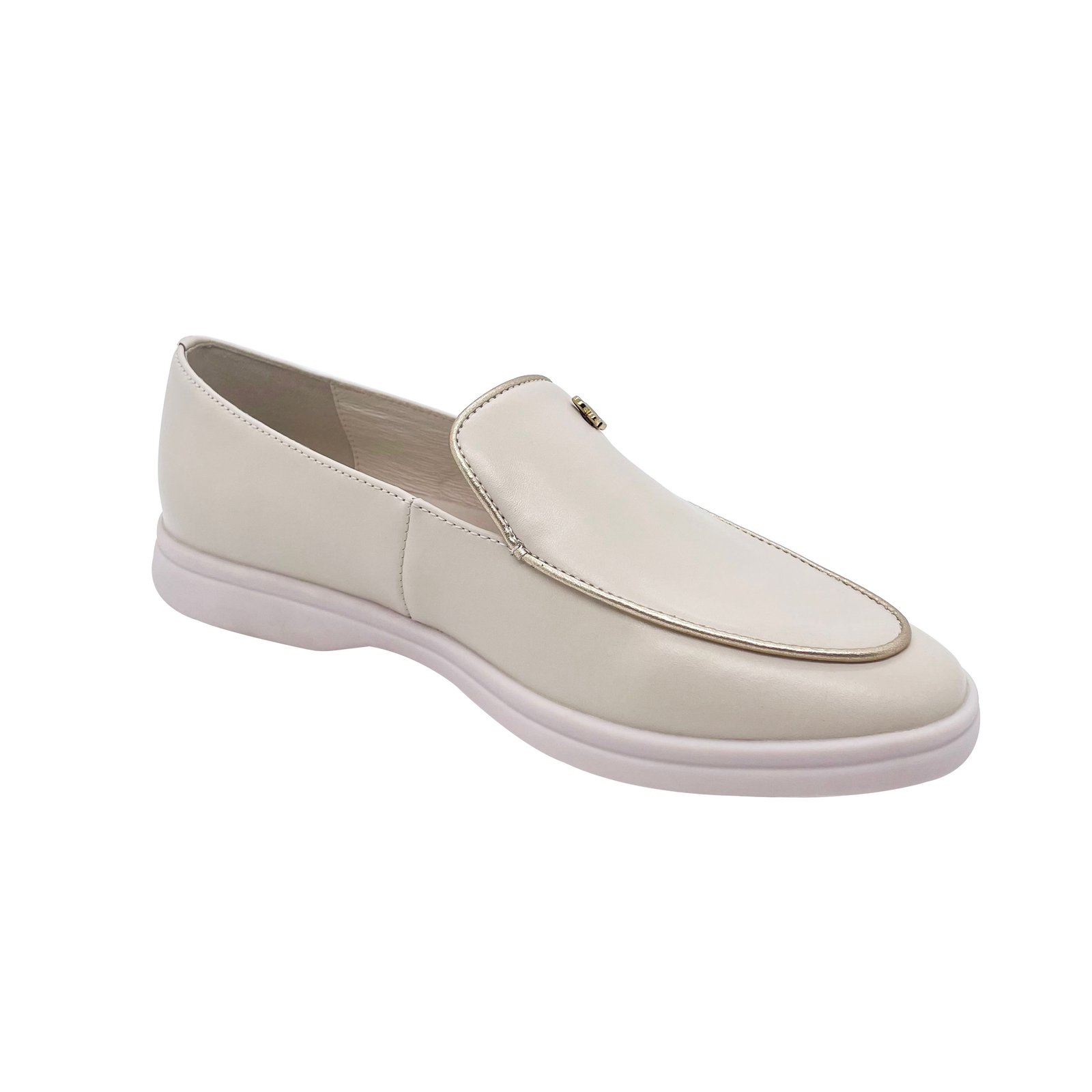 New Comfortable Genuine Cow Leather Shoes for Ladies Classic Leisure Slip-On Design Lightweight and for Spring and Summer