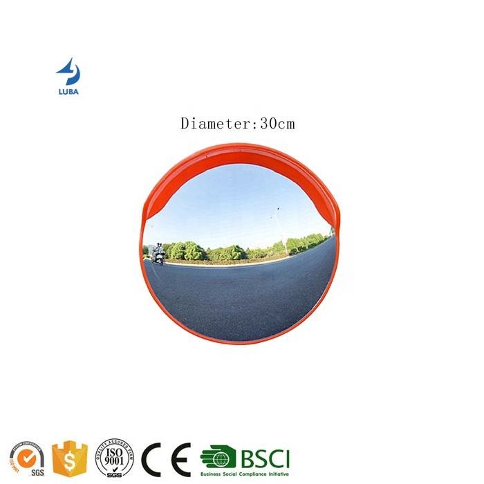 30Cm Wholesale Custom Logo Printed HD Road Traffic Safety Outdoor Convex Mirror