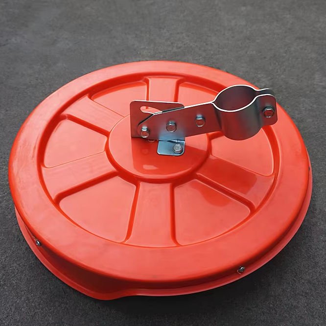 Customizable Standard Orange ABS 45cm Diameter Round Outdoor Traffic Convex Mirror for Road Safety Convex Mirror