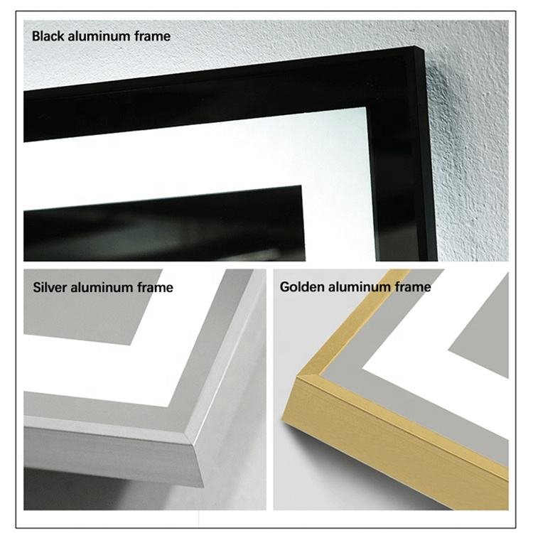 Touch Screen Anti-Fog Mirror Smart Bath Mirror With Led Light and Speaker Bathroom LED Mirror