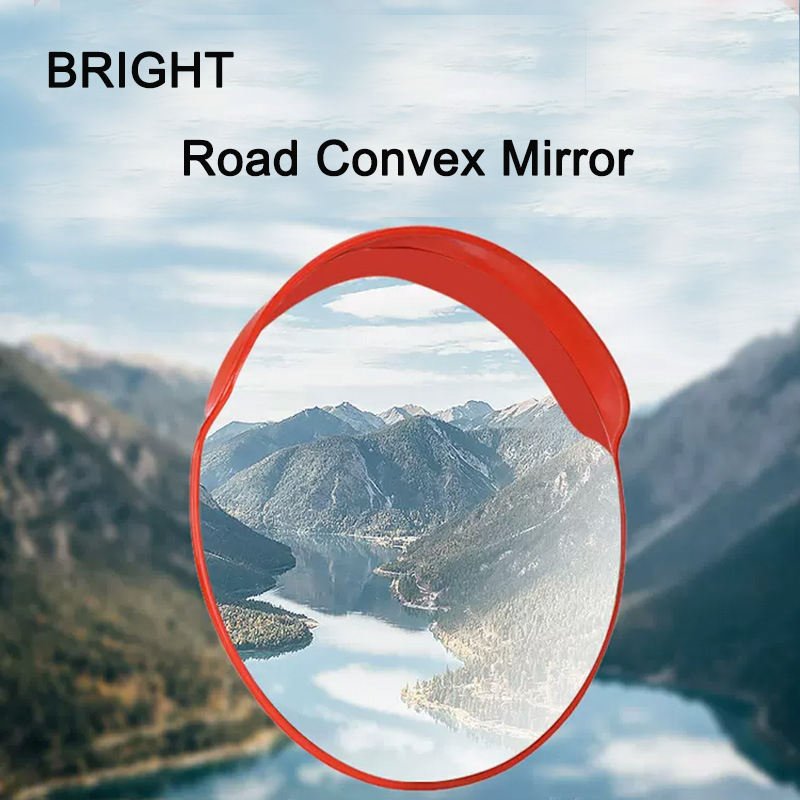 Outdoor 220 Degree Wide Aangle Mirror 70/80/100CM PP Materia Warning Road Traffic Safety Convex Mirror