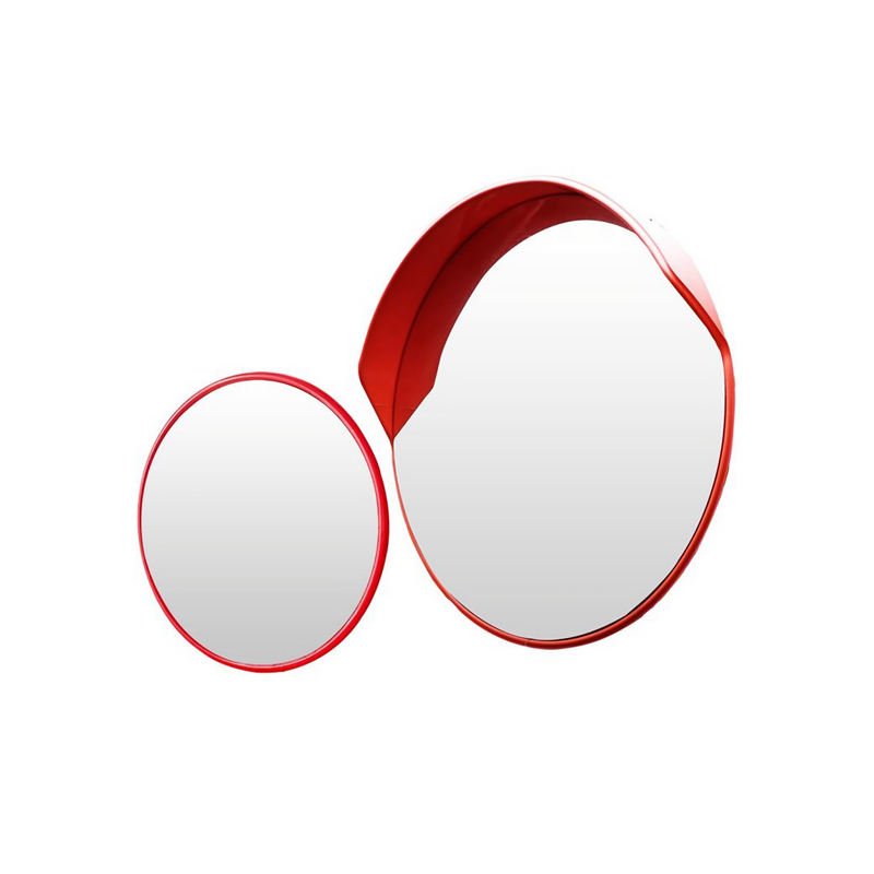 BRIGHT Outdoor Road Traffic Safety Convex Mirror Plastic Materia Warning 220 Wide Aangle Mirror