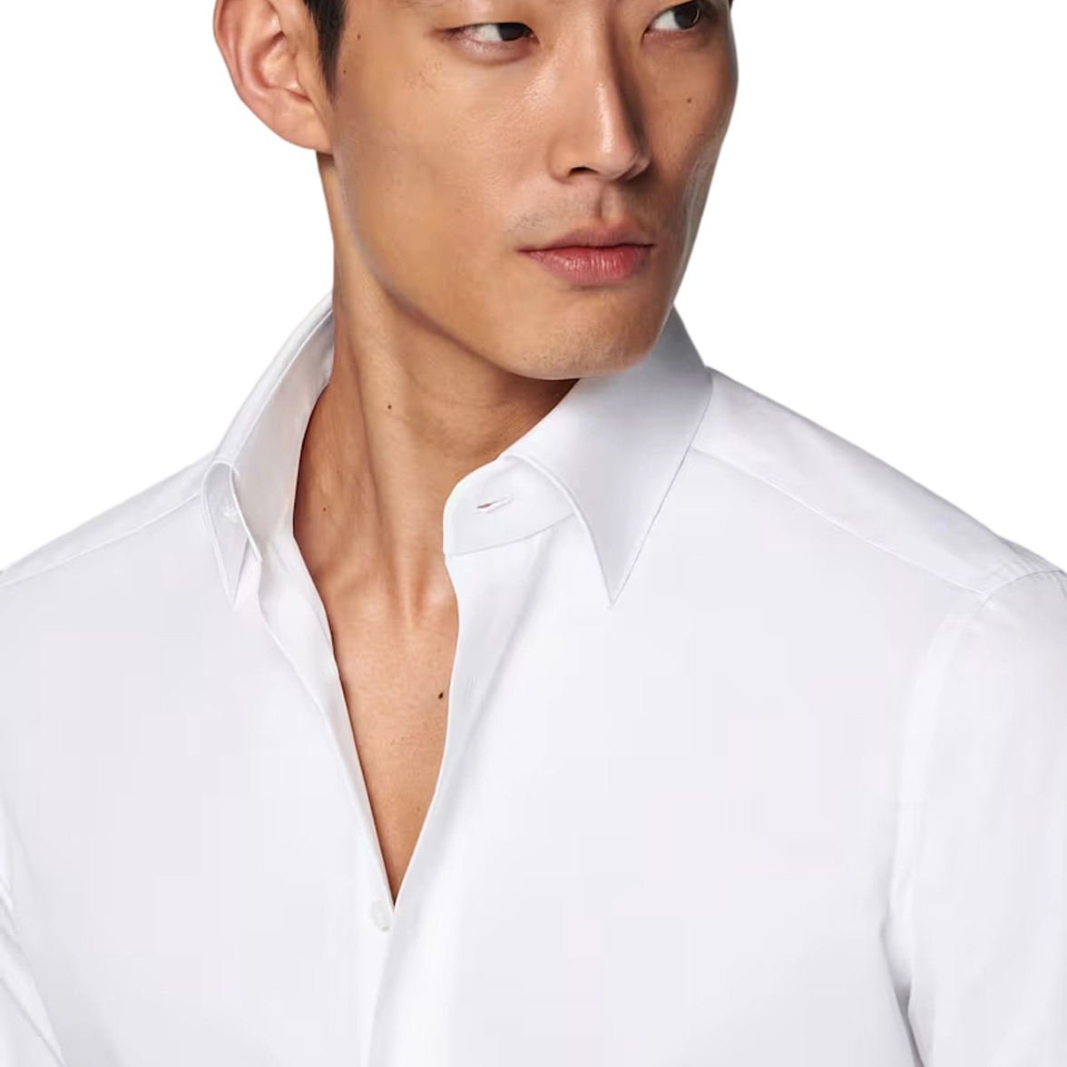Manufacturer Custom Cotton Soft Anti-Wrinkle White Long Sleeve Button up Formal Slim Fit Basic Men Shirt for Daily Office Work